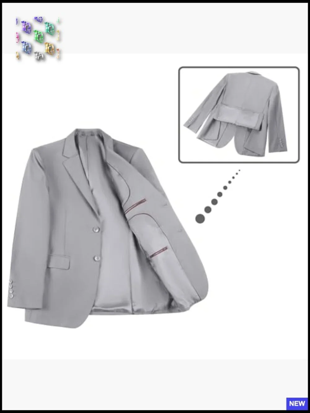 Slim Fit Sport Coat Blazer Modern Professional Business Casual Jacket